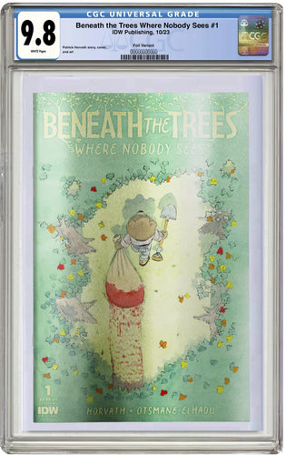 Preorder: CGC 9.8 Beneath the Trees Where Nobody Sees #1 Foil LTD 500 (Patrick Horvath)