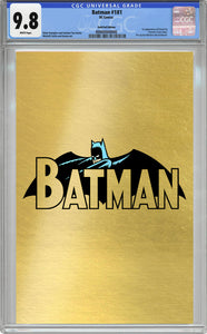 CGC 9.8 Batman #181 Gold Foil - Print Count LTD 500
