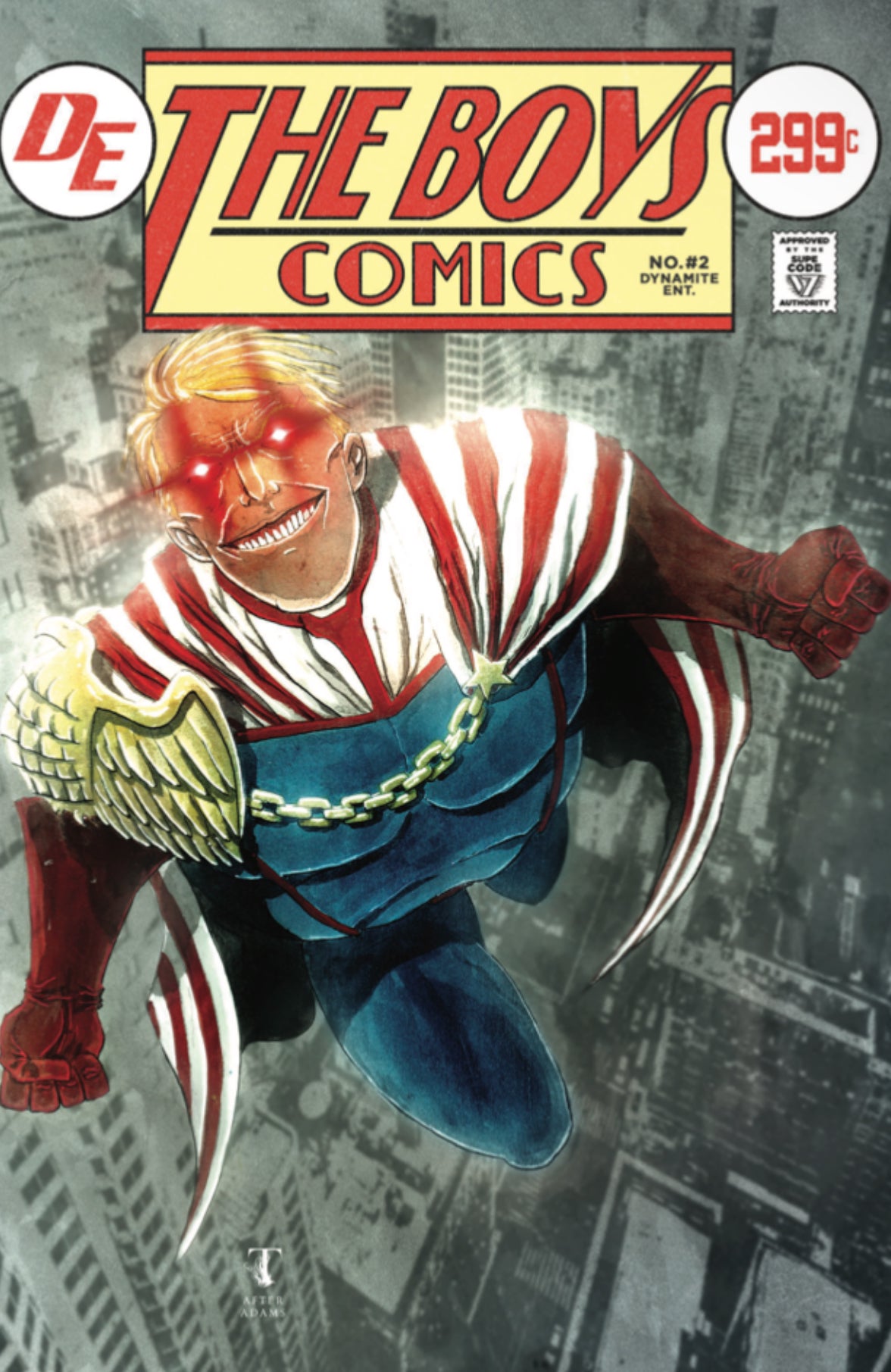 The Boys #2 Action Comics Homage Foil (Ben Templesmith) LTD 100