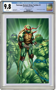 PREORDER: CGC 9.8 TMNT #1 (2024) Ultimate Fallout #4 homage virgin variant