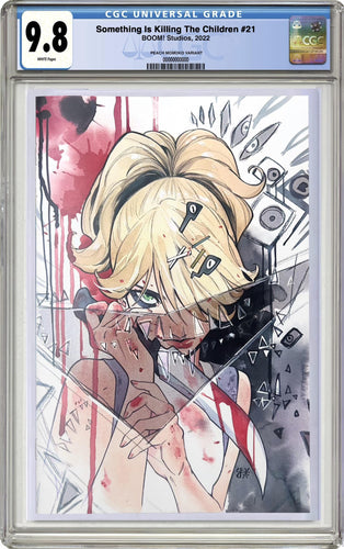 Made to order: CGC 9.8 Something is Killing the Children #21 (Peach Momoko) Mask Variant