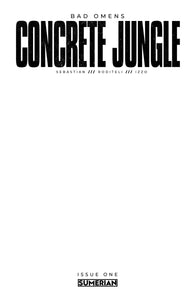 Concrete Jungle #1 (Cover G) Blank Sketch