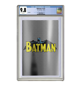 CGC 9.8 Batman #181 CHECKERED FOIL 1966 Reprint 1st Appearance of Poison Ivy