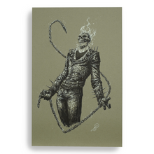 Load image into Gallery viewer, Ghost Rider sketchbook cover- Johnny Desjardins Original Art