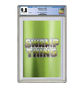 CGC 9.8 Swamp Thing #1 GREEN FOIL LOGO 1972 Reprint - Print Count LTD 500