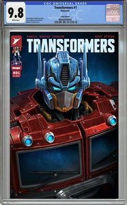 Preorder -  CGC 9.8 Transformers #1 (Raf Grassetti Trade) LTD 1000