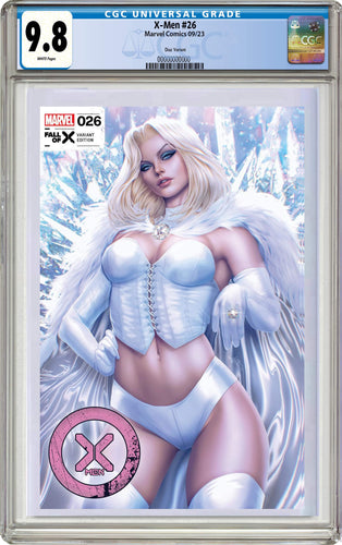 Preorder - CGC 9.8 X-Men #26 (Arial Diaz Trade) White Queen Wedding