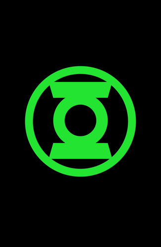 Green Lantern #8 Glow in the Dark Logo