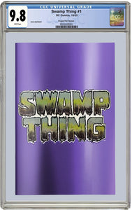 Now in Stock! CGC 9.8 Swamp Thing #1 Purple FOIL LOGO 1972 Reprint - Print Count LTD 500