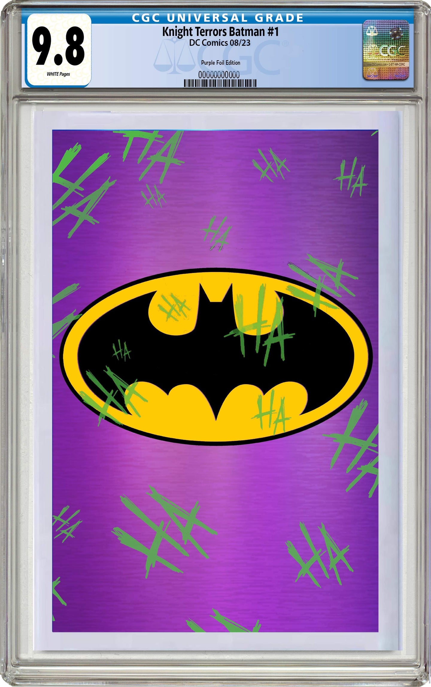 CGC 9.8 Knight Terrors: Batman #1 - Foil - Purple
